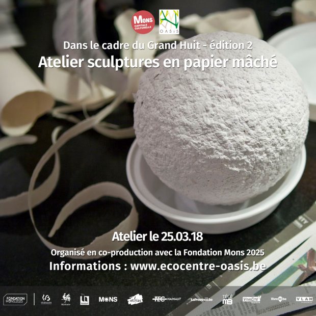 Atelier sculptures en papier mâché