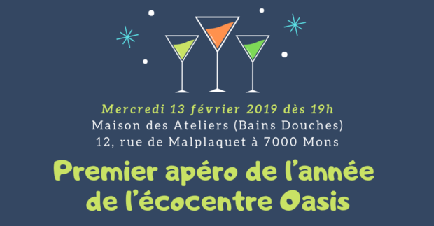 Apéro de l’écocentre Oasis