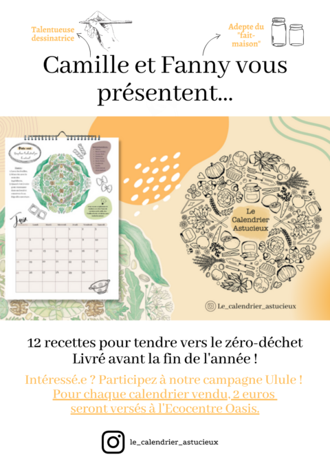 Le calendrier astucieux, un beau projet artistique à soutenir jusqu’au 4/12 !