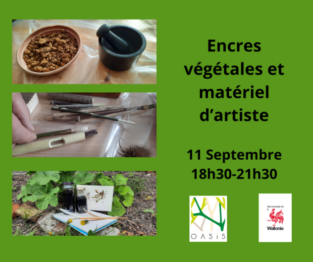 Encres végétales et matériel d’artiste