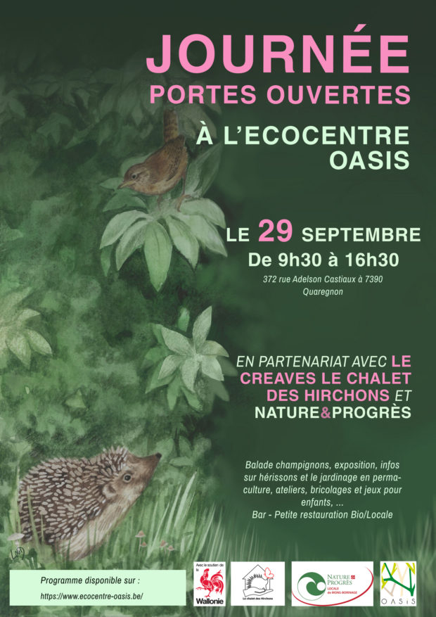 Journée Portes ouvertes à l’écocentre avec Nature et Progrès et Le Chalet des Hirchons (Creaves)