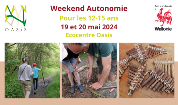 ***Complet*** Weekend Autonomie pour les 12-15 ans (Printemps)