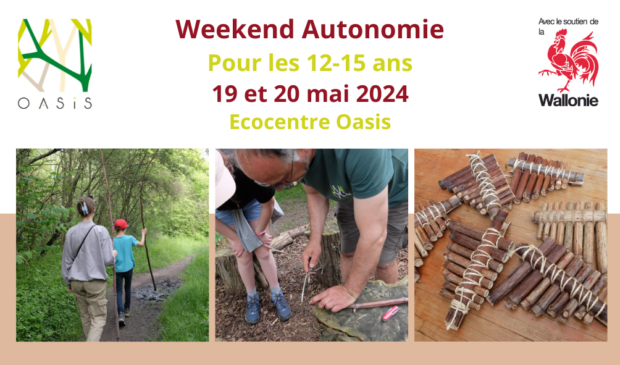 Weekend Autonomie pour les 12-15 ans (Printemps)